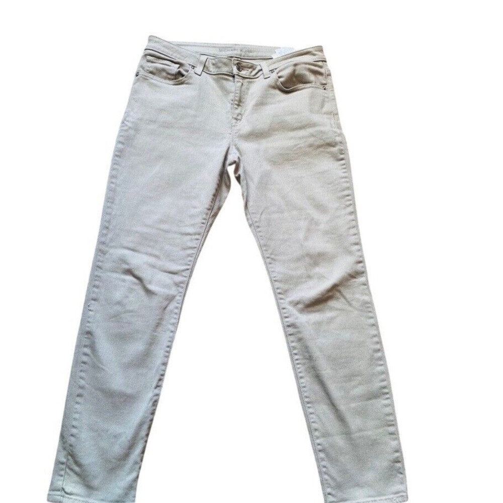 Michael Kors Slim Fit‎ Jeans Khaki Beige Denim Pants Casual Everyday Size 6